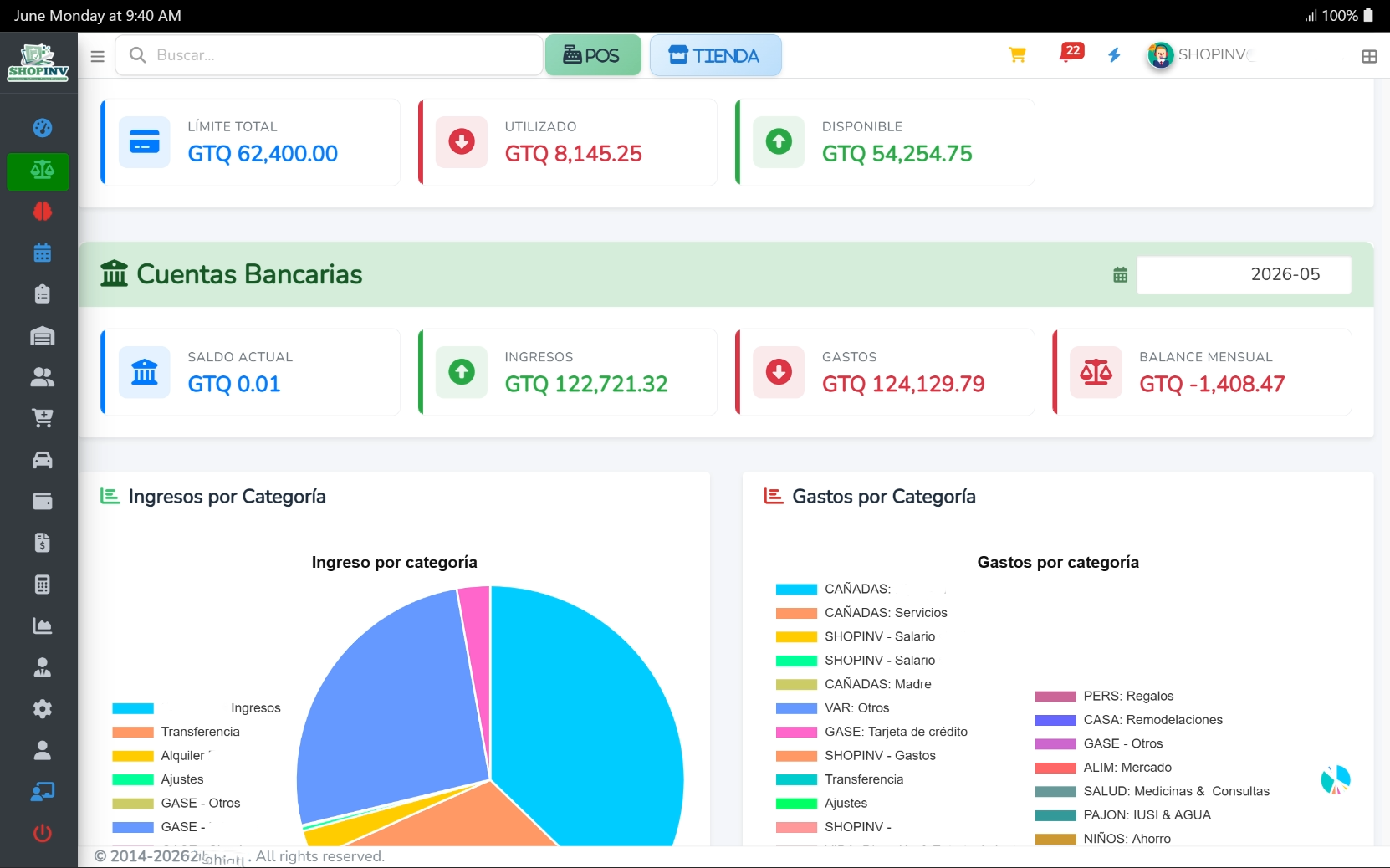Módulo Financiero